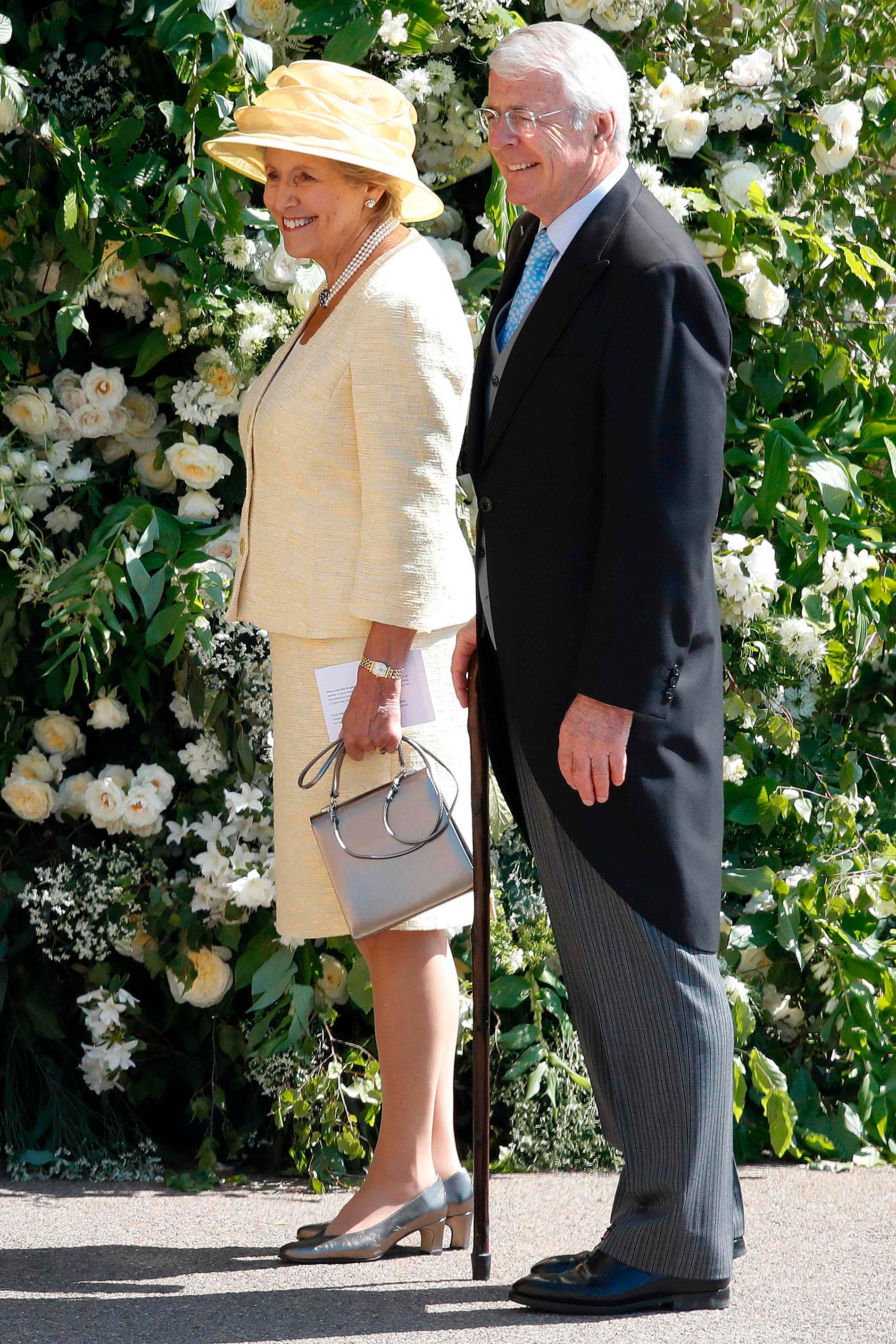 Förre Premiärministern John Major med sin fru Norma.