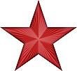 Den röda stjärnan blev tidigt en symbol för den ryska kommunismen