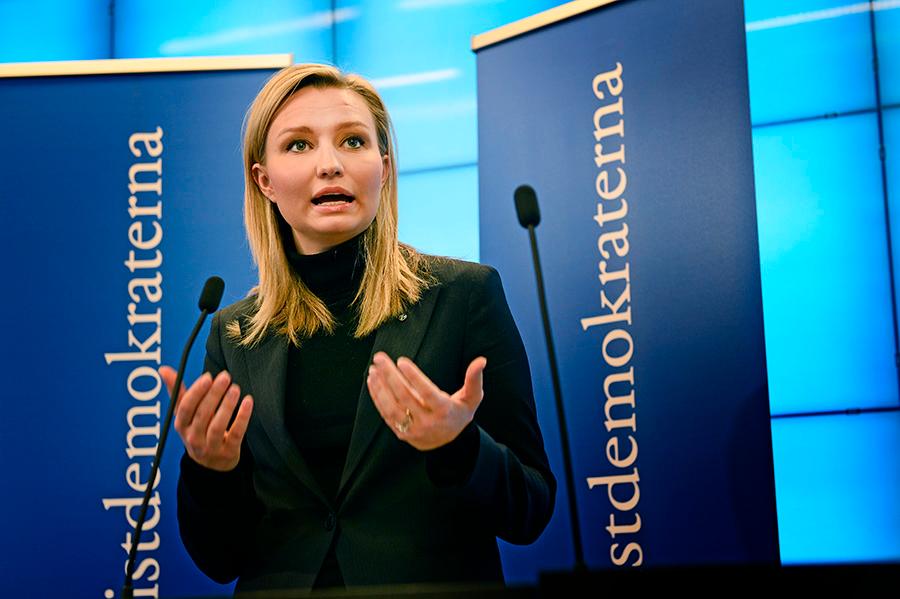Ebba Busch Thor, partiledare för Kd.