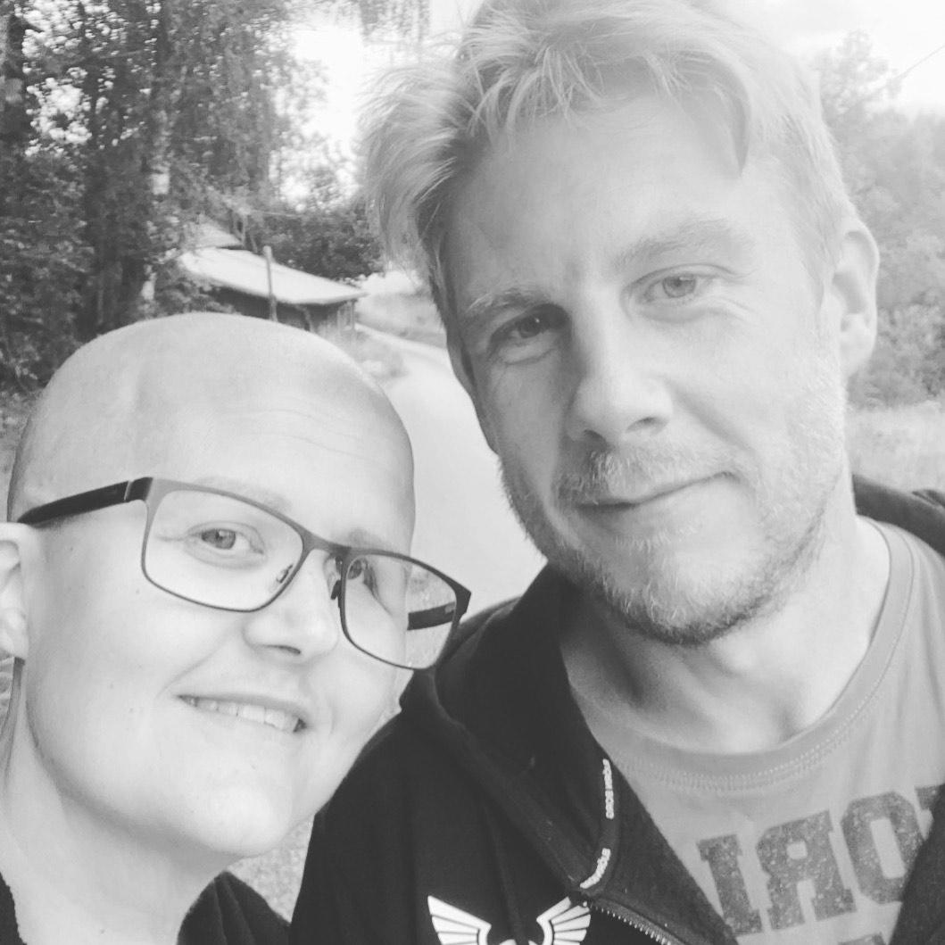 ”Det första jag fick höra när jag fick beskedet är att det inte är en så bra prognos”, säger Laila som kämpar mot cancern tillsammans med sin man Anders.