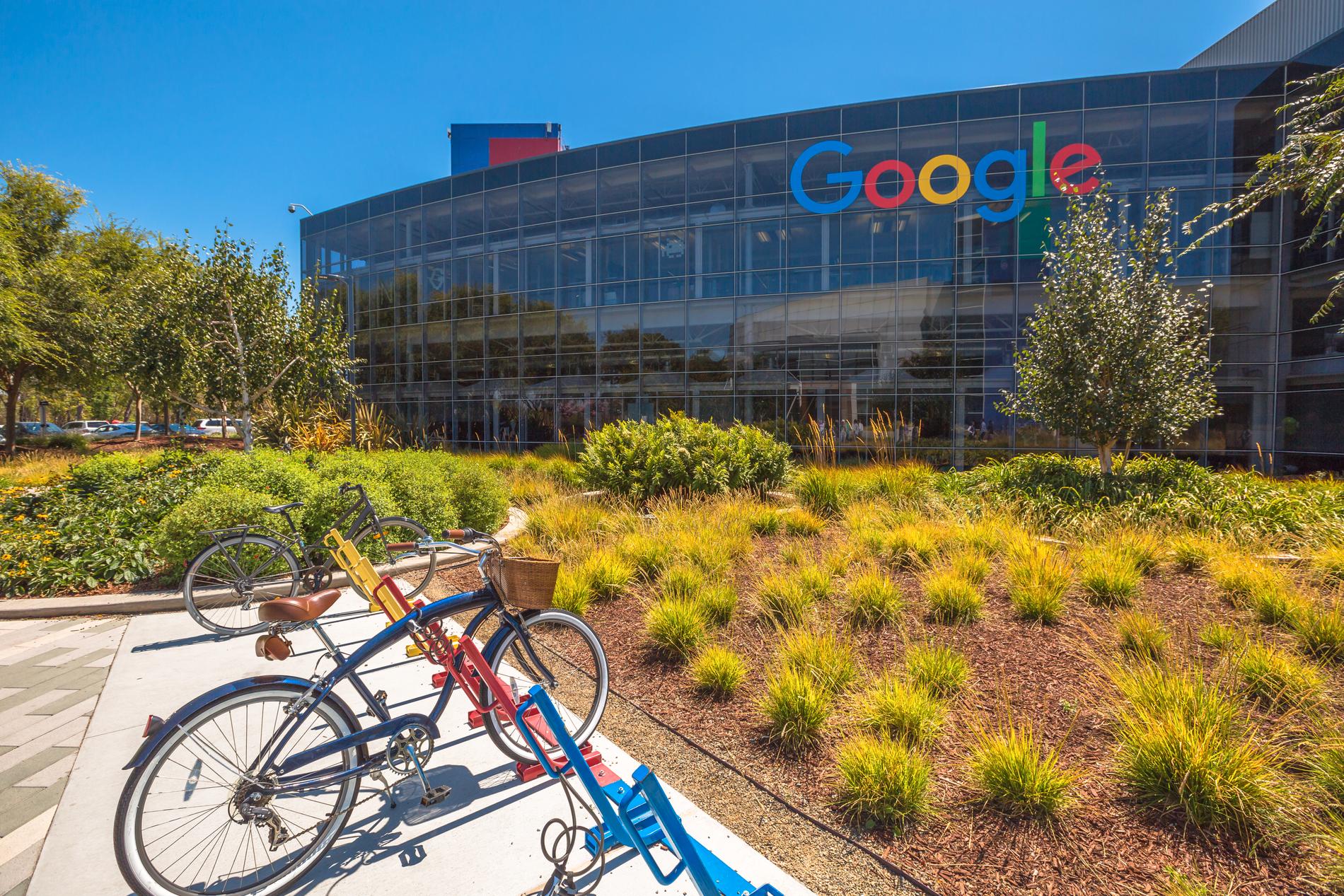 Googles kontor i Silicon Valley.