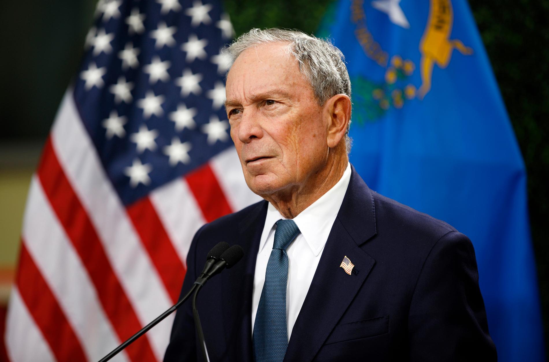 Michael Bloomberg ställer upp i USA:s presidentval. Arkivbild.