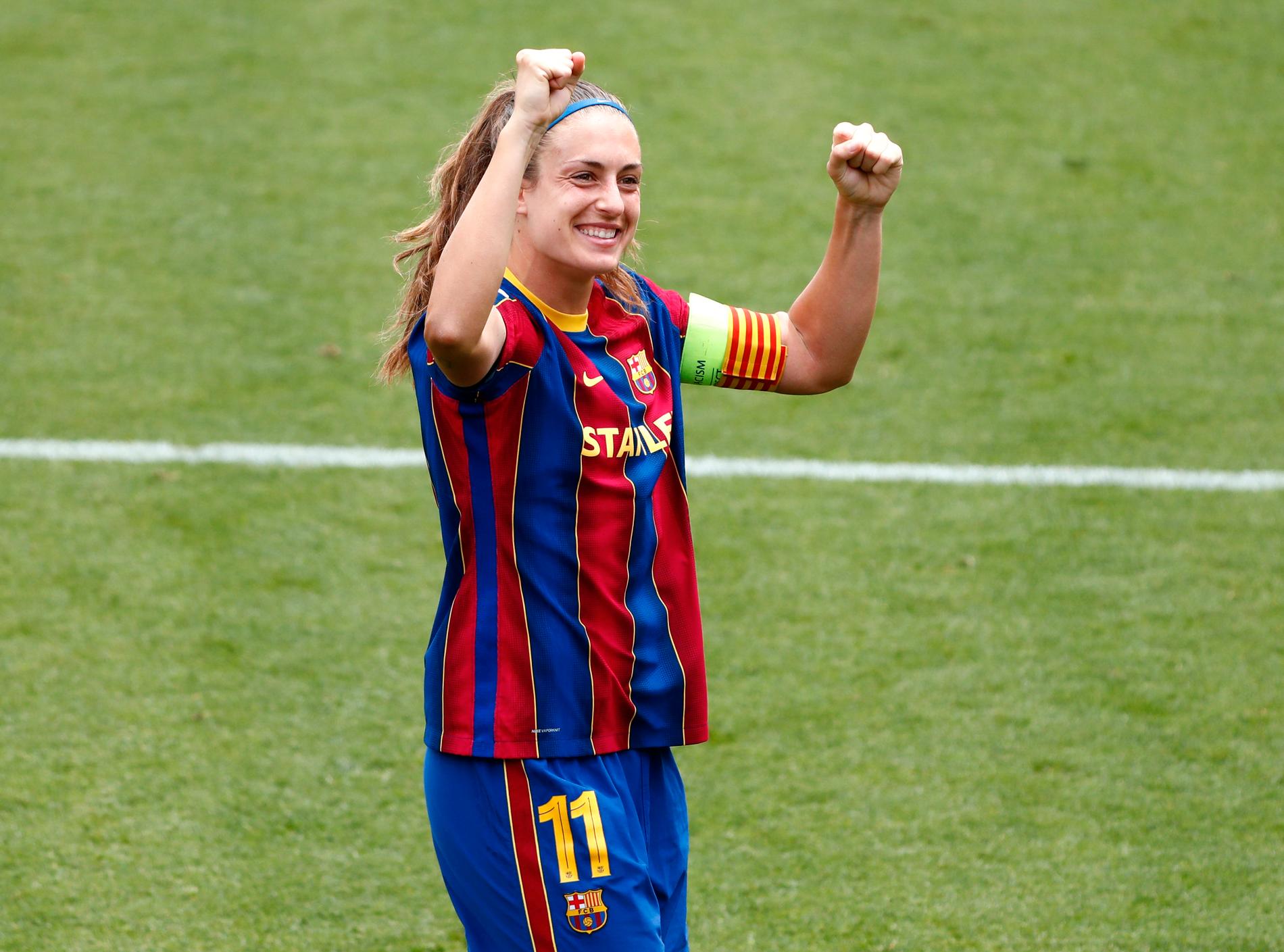 Barcelonas Alexia Putellas vinner Ballon d'Or. Arkivbild.