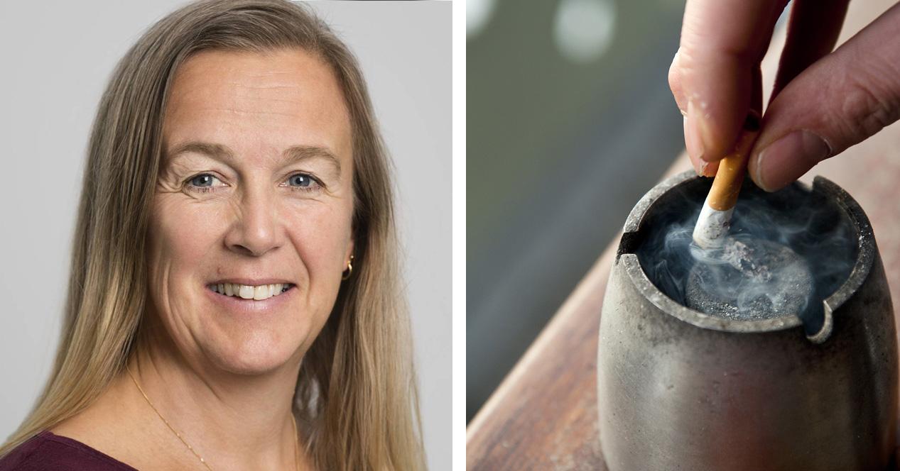 Annelie Johansson, driftansvarig på Sluta röka-linjen