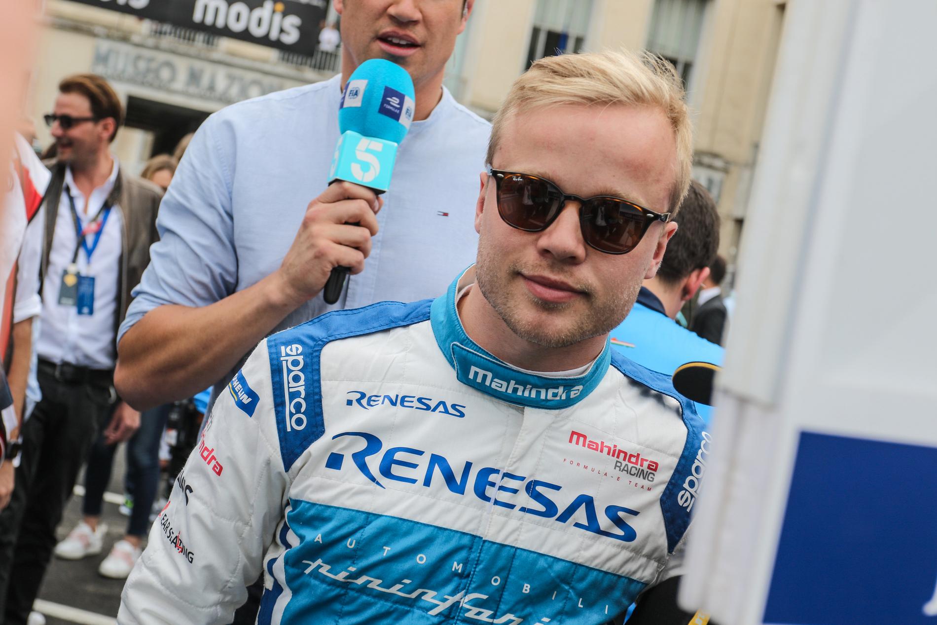 Felix Rosenqvist är trea i Formula E