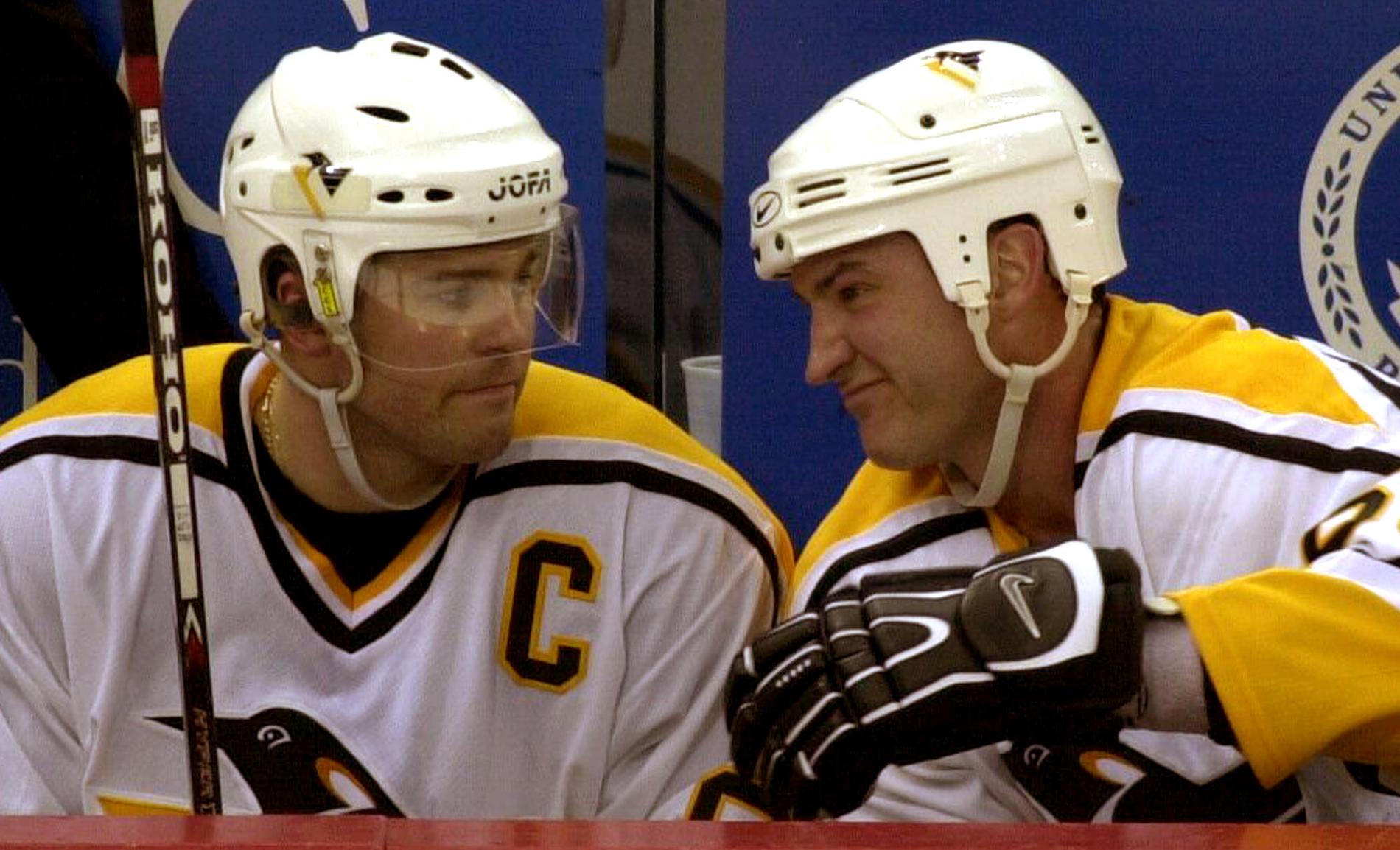 Jagr och Lemieux i Pittsburgh 2001.