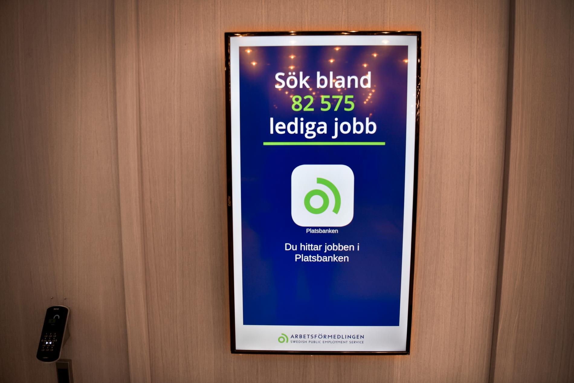 När fler blev arbetslösa fick annonserna på Platsbanken färre klick. Arkivbild.