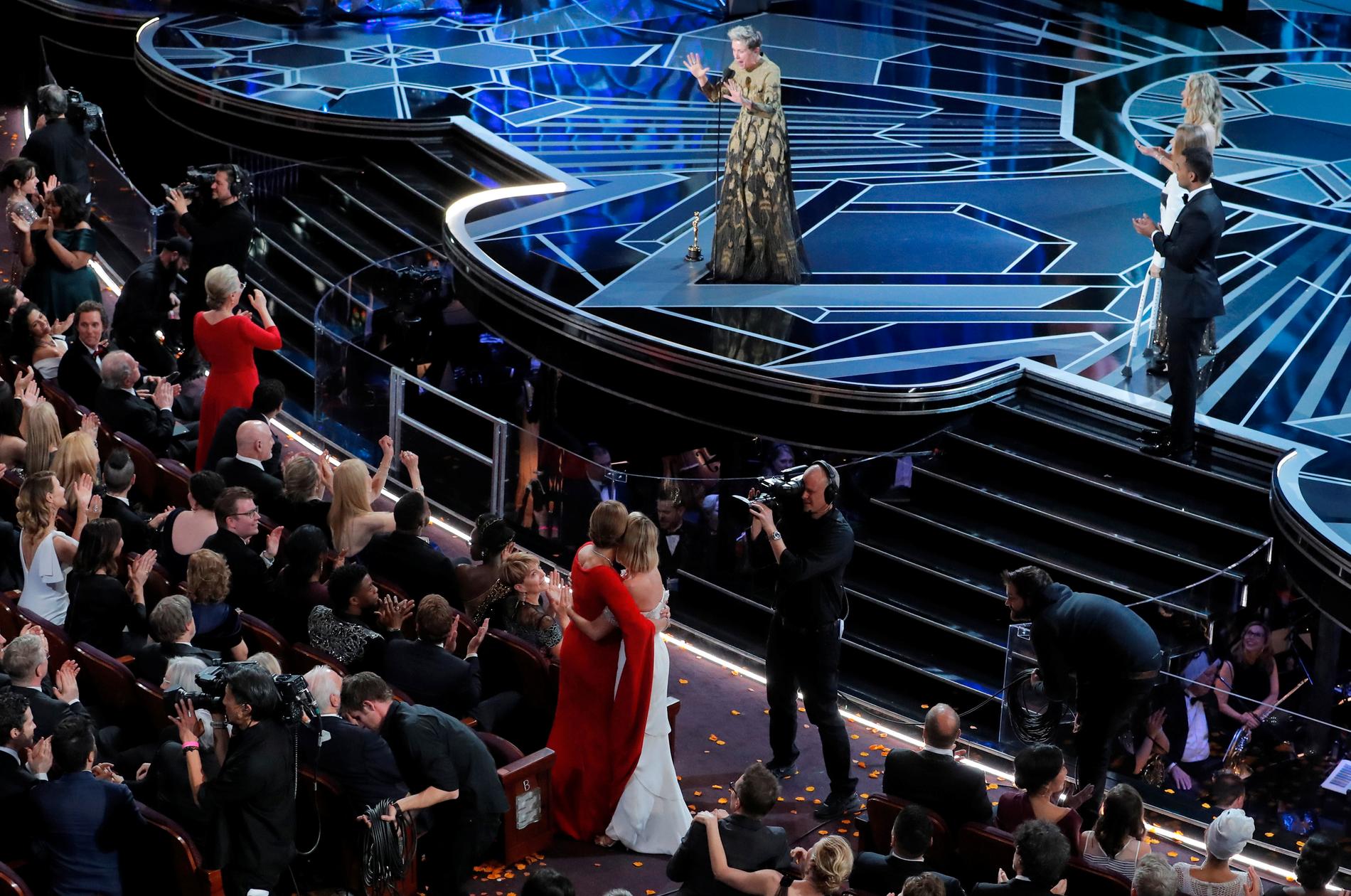 Frances McDormand vann en Oscar för bästa kvinnliga huvudroll i år.