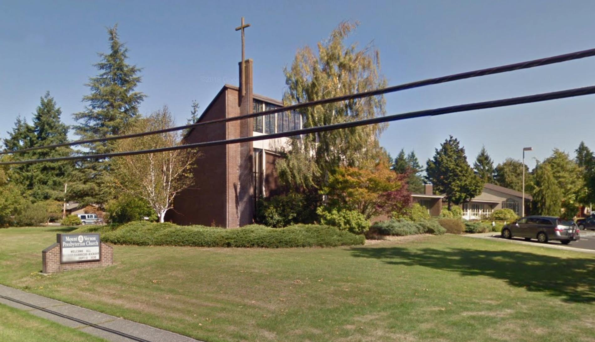 Mount Vernon Presbyterian Church i delstaten Washington. 