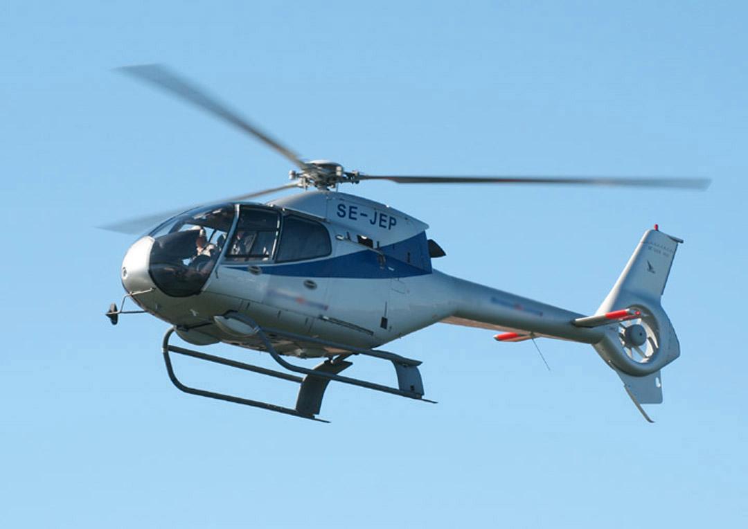 En helikopter av typen Colibri.