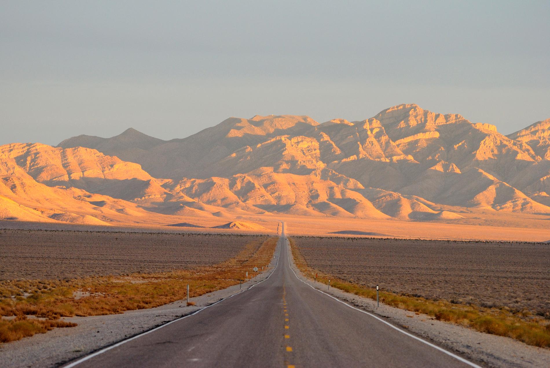 Nevada State Route 375 leder till Area 51.