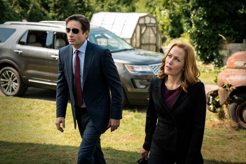 RADARPAR David Duchovny och Gillian Anderson som agenterna Mulder och Scully.