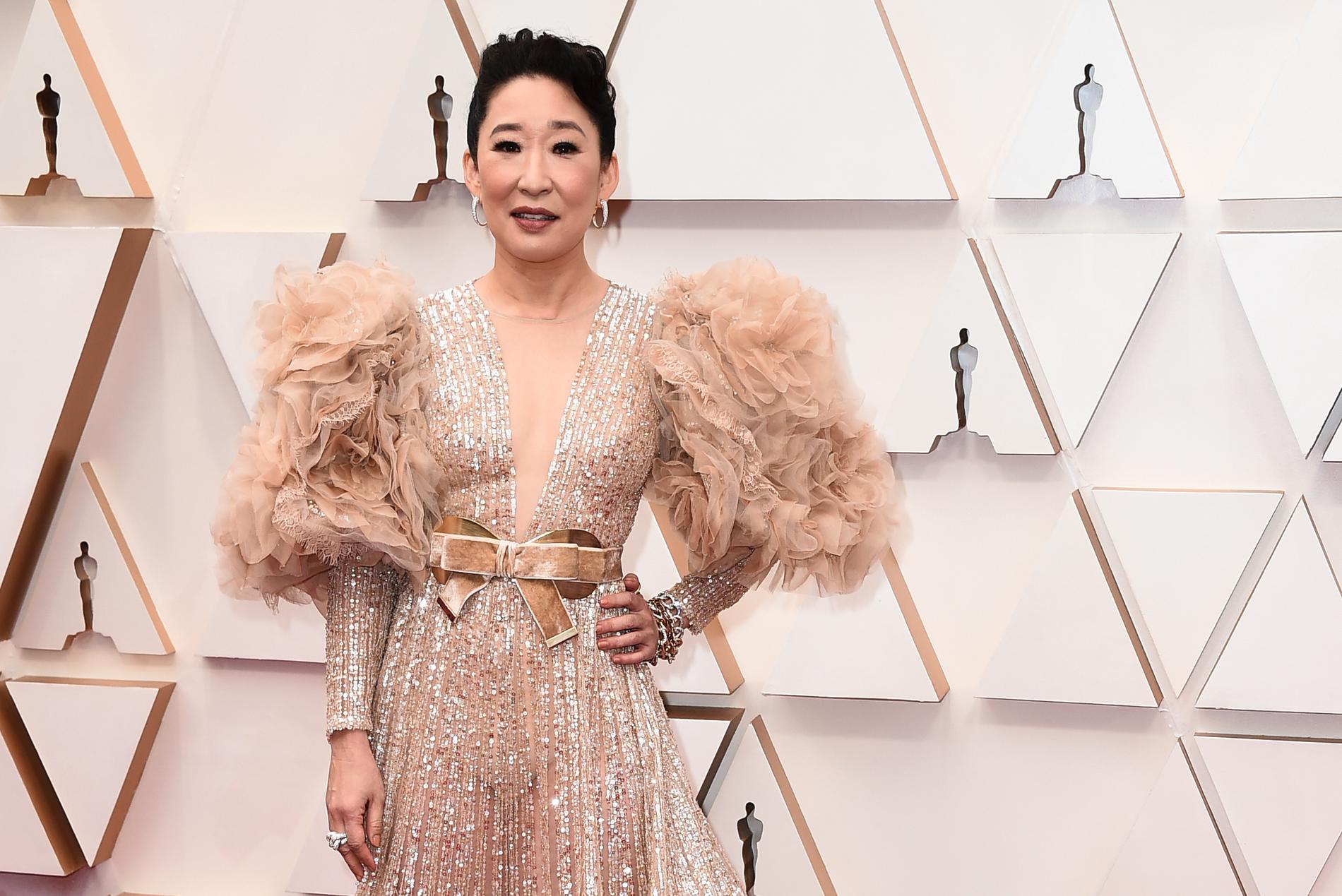 Sandra Oh på Oscarsgalan 2020.