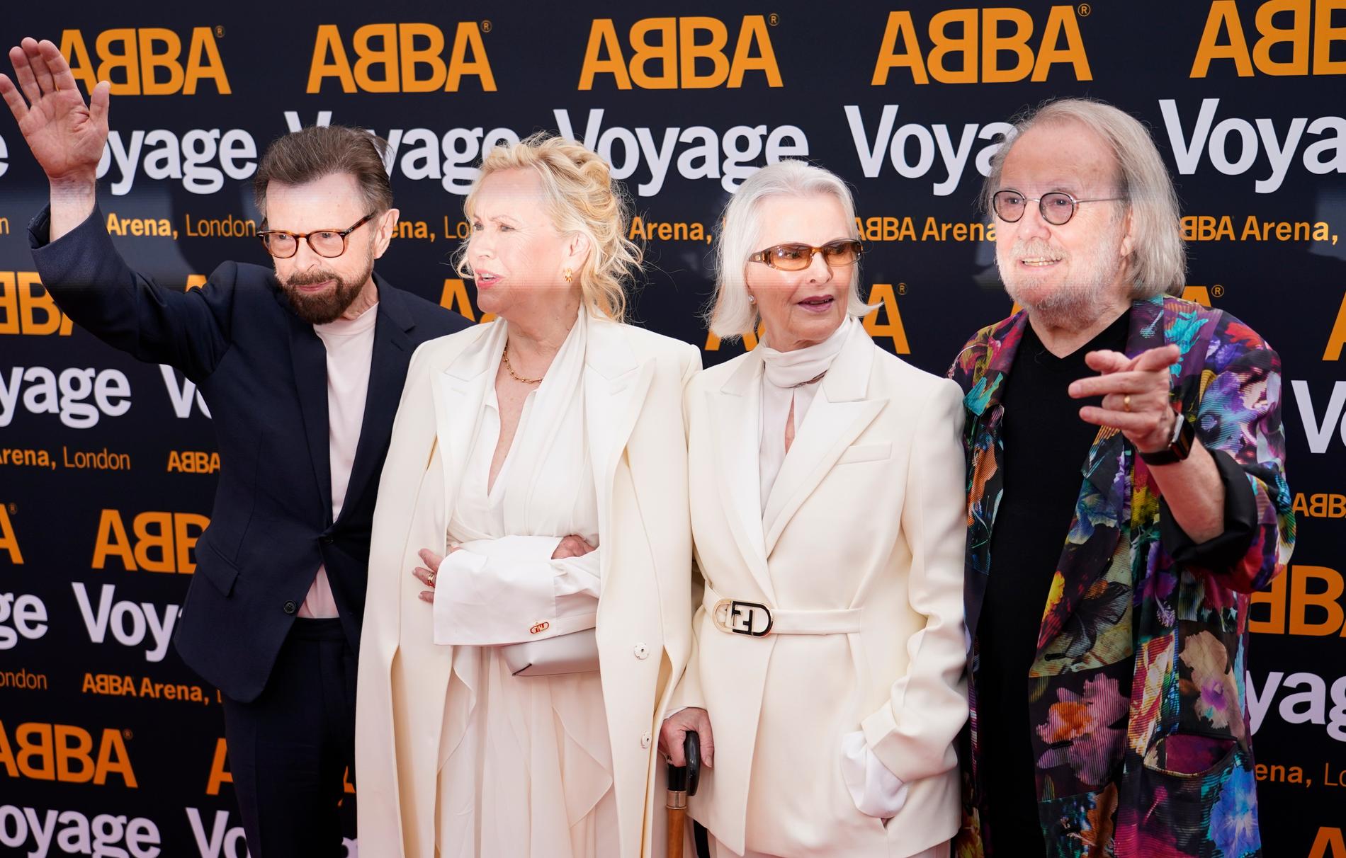 I maj 2022 hade den digitala föreställningen "Abba voyage" premiär i London och gruppens medlemmar fanns på plats för att se yngre versioner av sig själva som avatarer. Arkivbild.