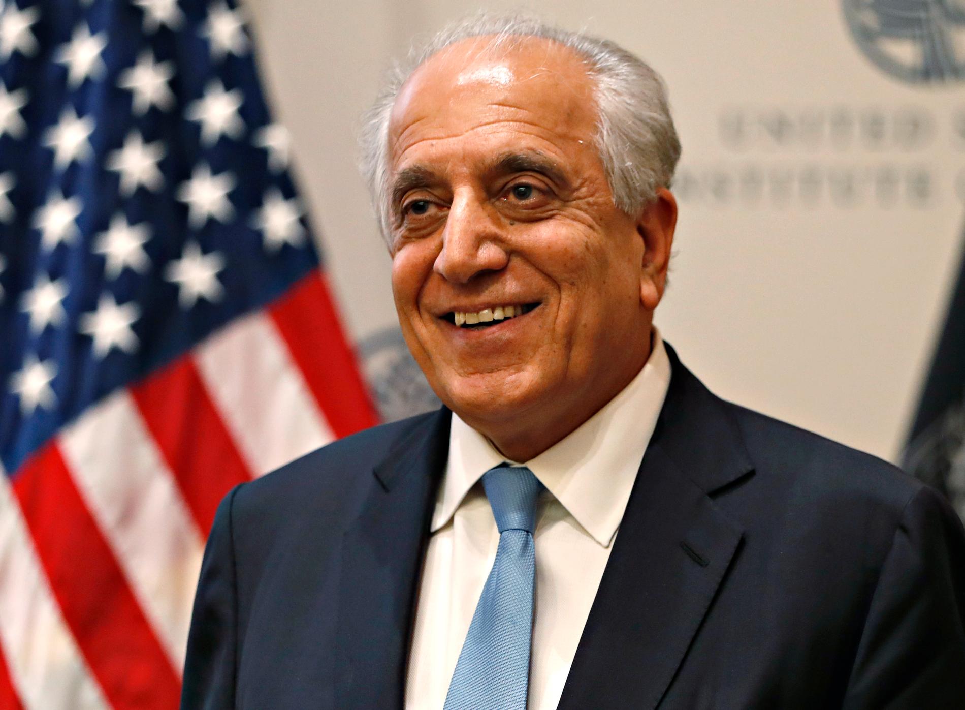 USA:s särskilde Afghanistansändebud Zalmay Khalilzad håller i stora delar av förhandlingarna med Afghanistans talibanrörelse i Doha.