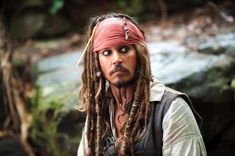 Johnny Depp i ”Pirates of Carribean”.