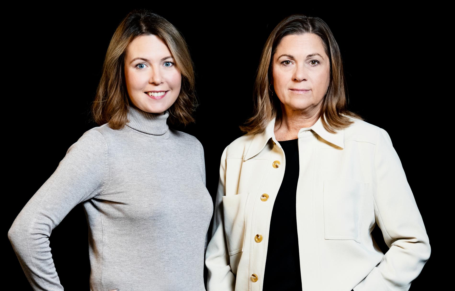 Ellinor Stattin och Katties Brunberg kommer att ta emot priset Årets medmänniskor för AjaBajaCancer på Svenska hjältar den 17 december. 