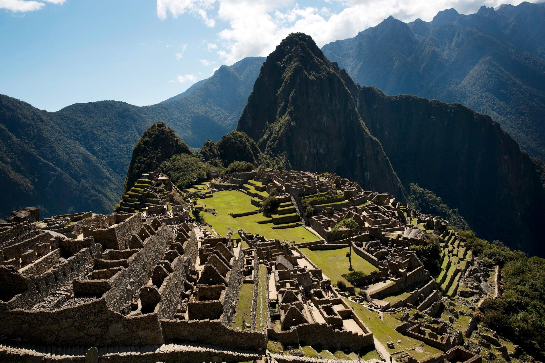 Kan gratis inträde till ruinstaden Machu Picchu locka turister till Peru? Arkivbild.