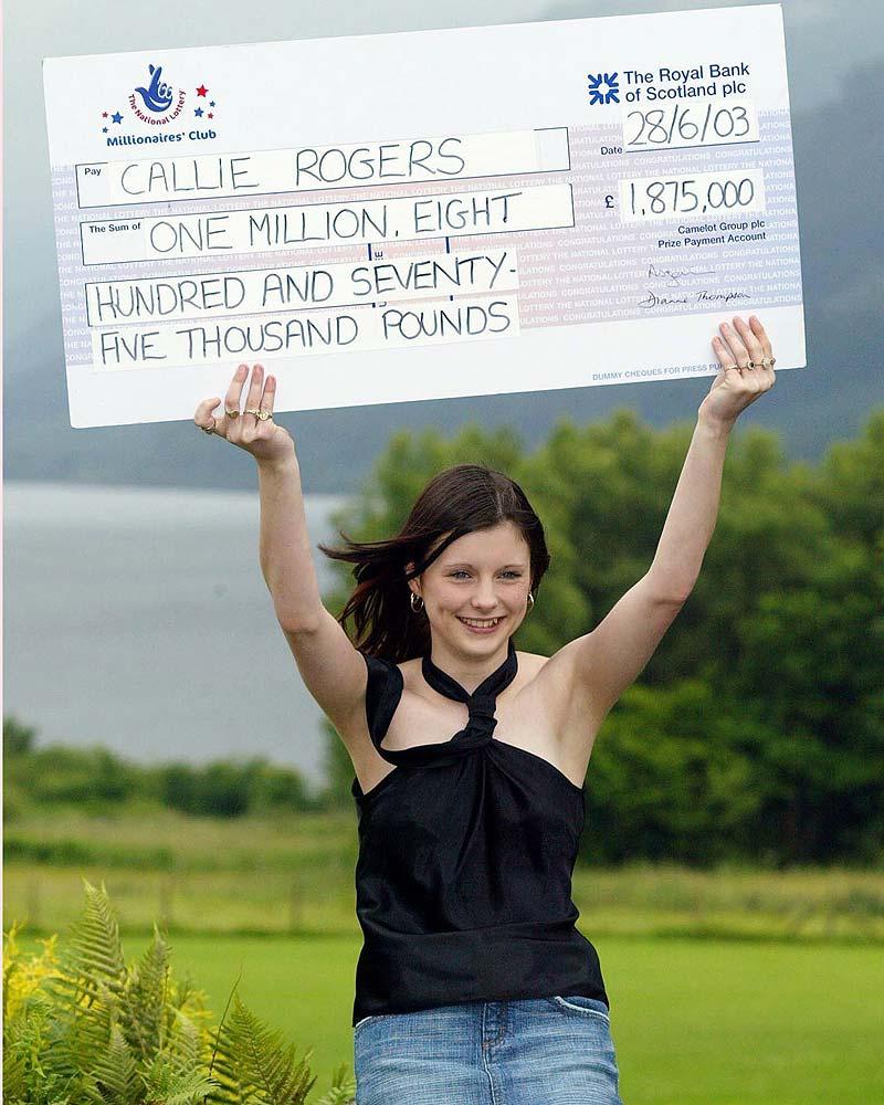 Här börjar helvetet År 2003 vann Callie Rogers, då 16 år gammal, 21 miljoner kronor på Lotto. I dag arbetar hon som städerska och är utfattig.