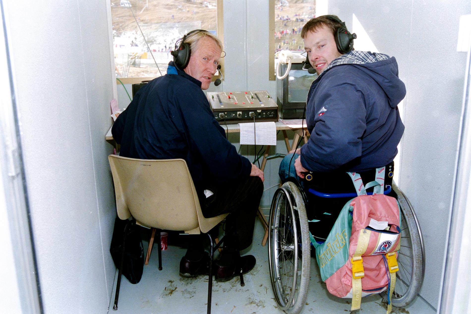 Göran Zachrisson och Thomas Fogdö kommenterar alpint 1995.