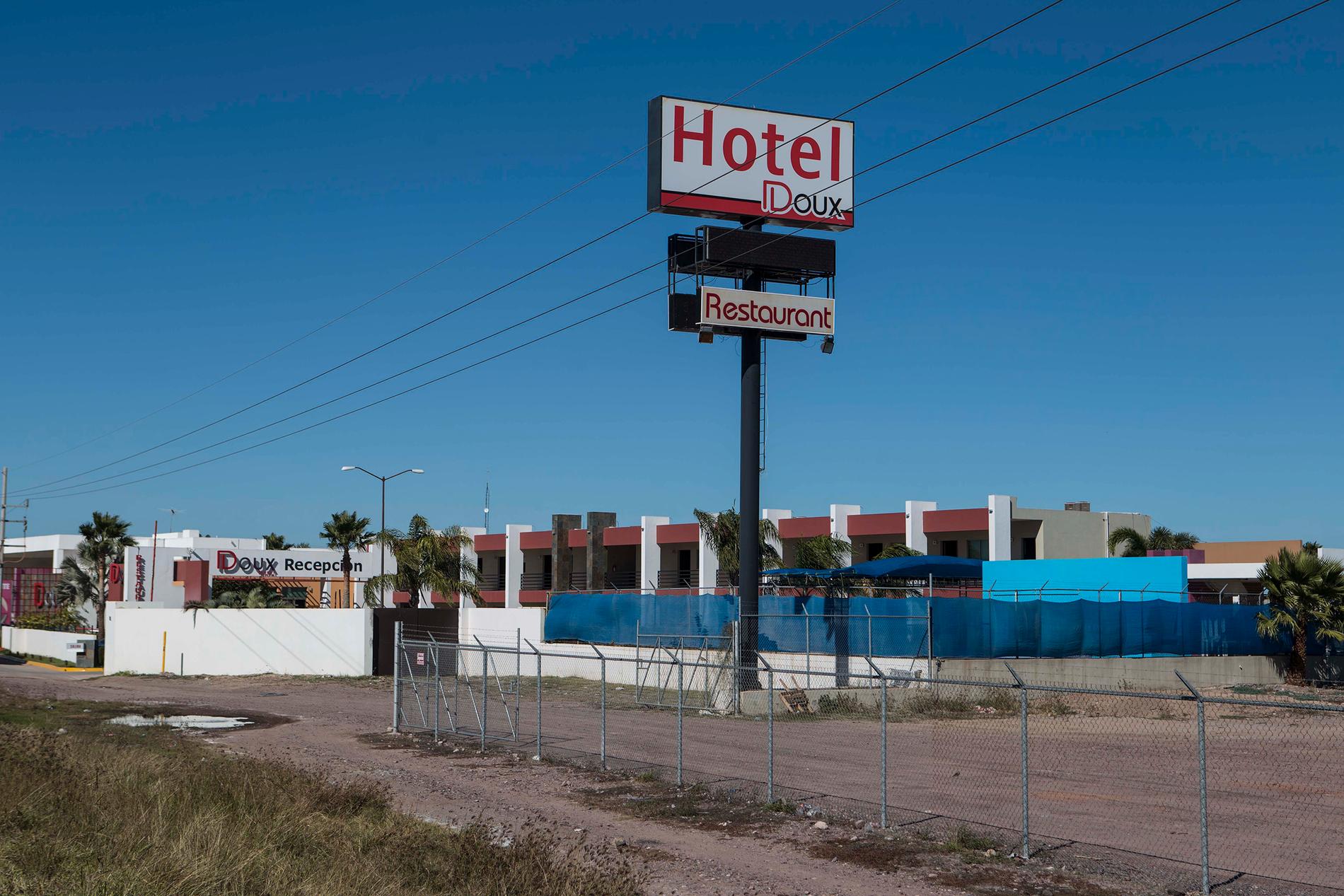 Motellet där El Chapos flykt slutade.