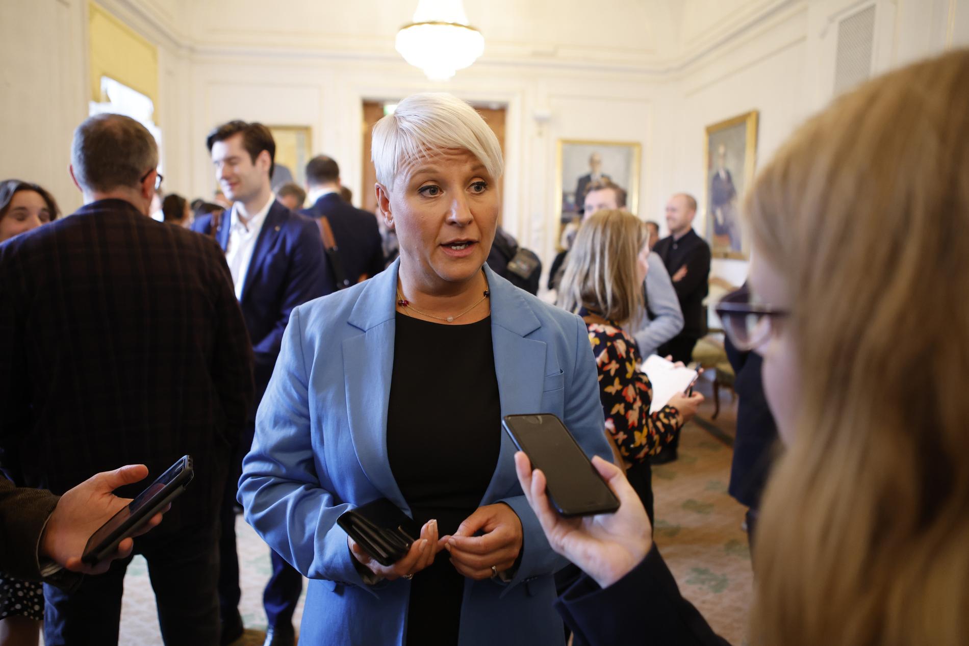 Anna Tenje (M), Sveriges nya äldre- och socialförsäkringsminister.