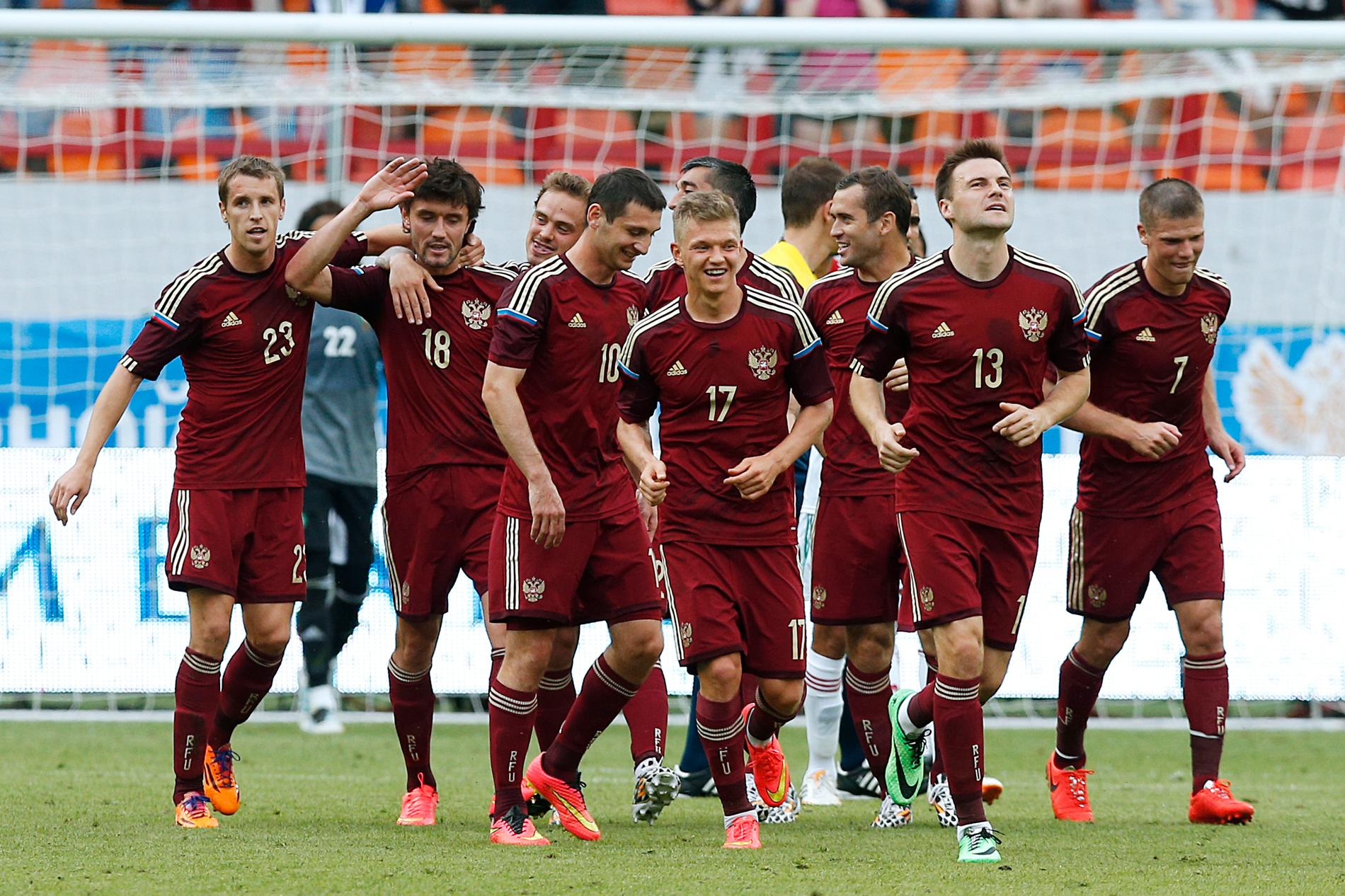 Rysslands landslag under VM 2014 anklagas för att ha dopat sig.