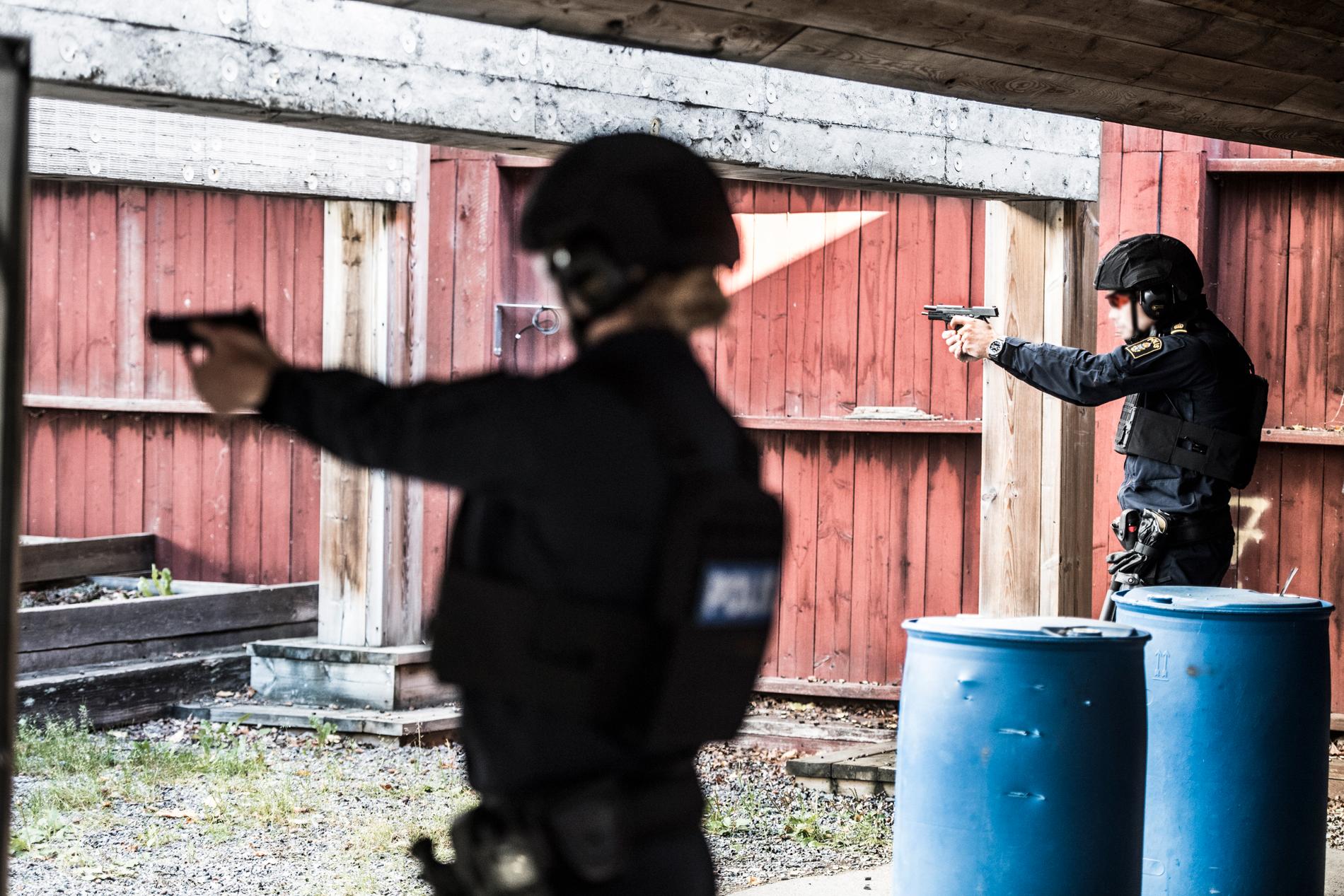 Bild från polishögskolan i Sörentorp.