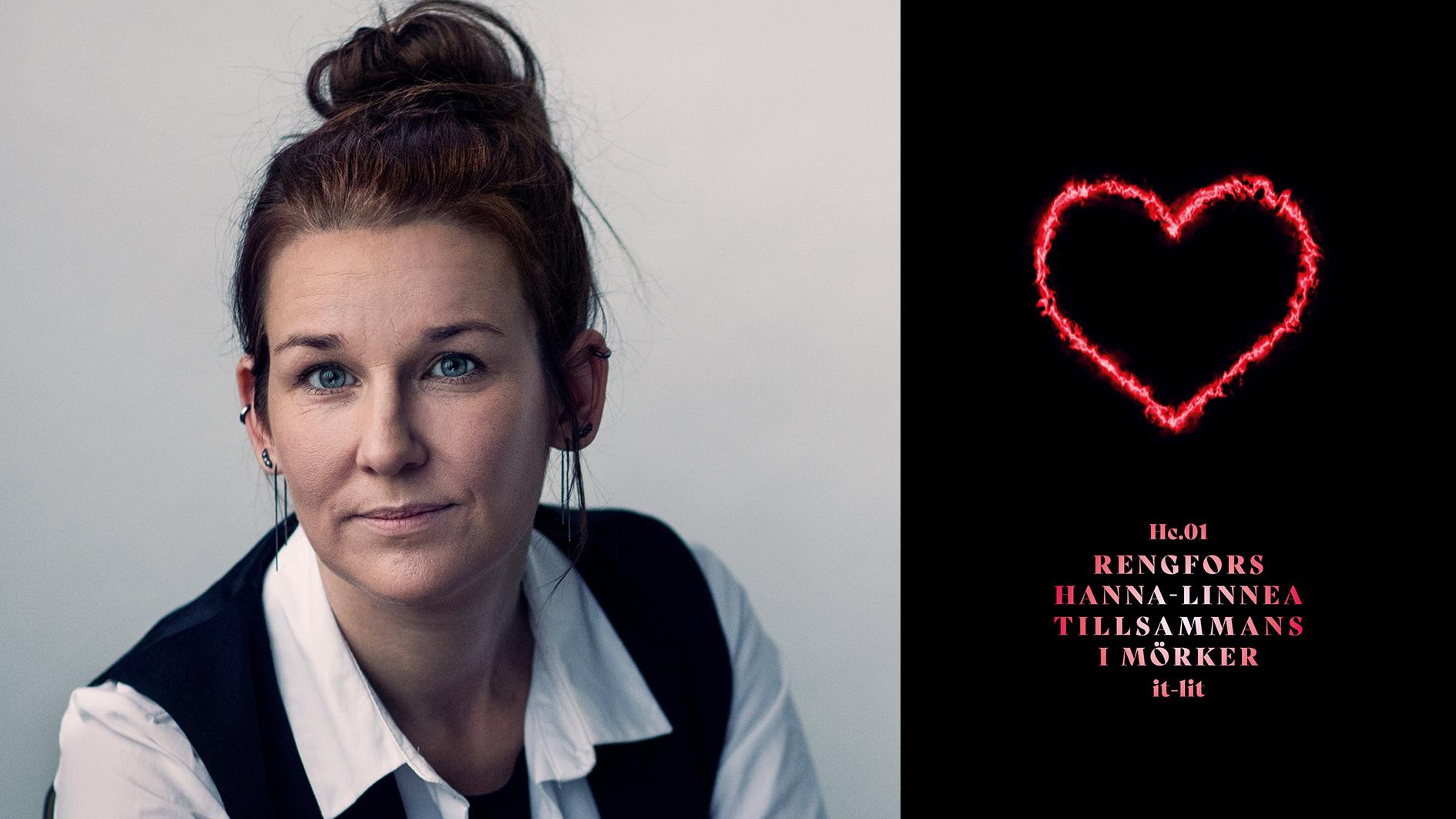 Hanna-Linnea Rengfors (född 1981) debuterade 2020 med diktsamlingen ”Närhetsprincipen”. ”Tillsammans i mörker” är hennes andra roman.