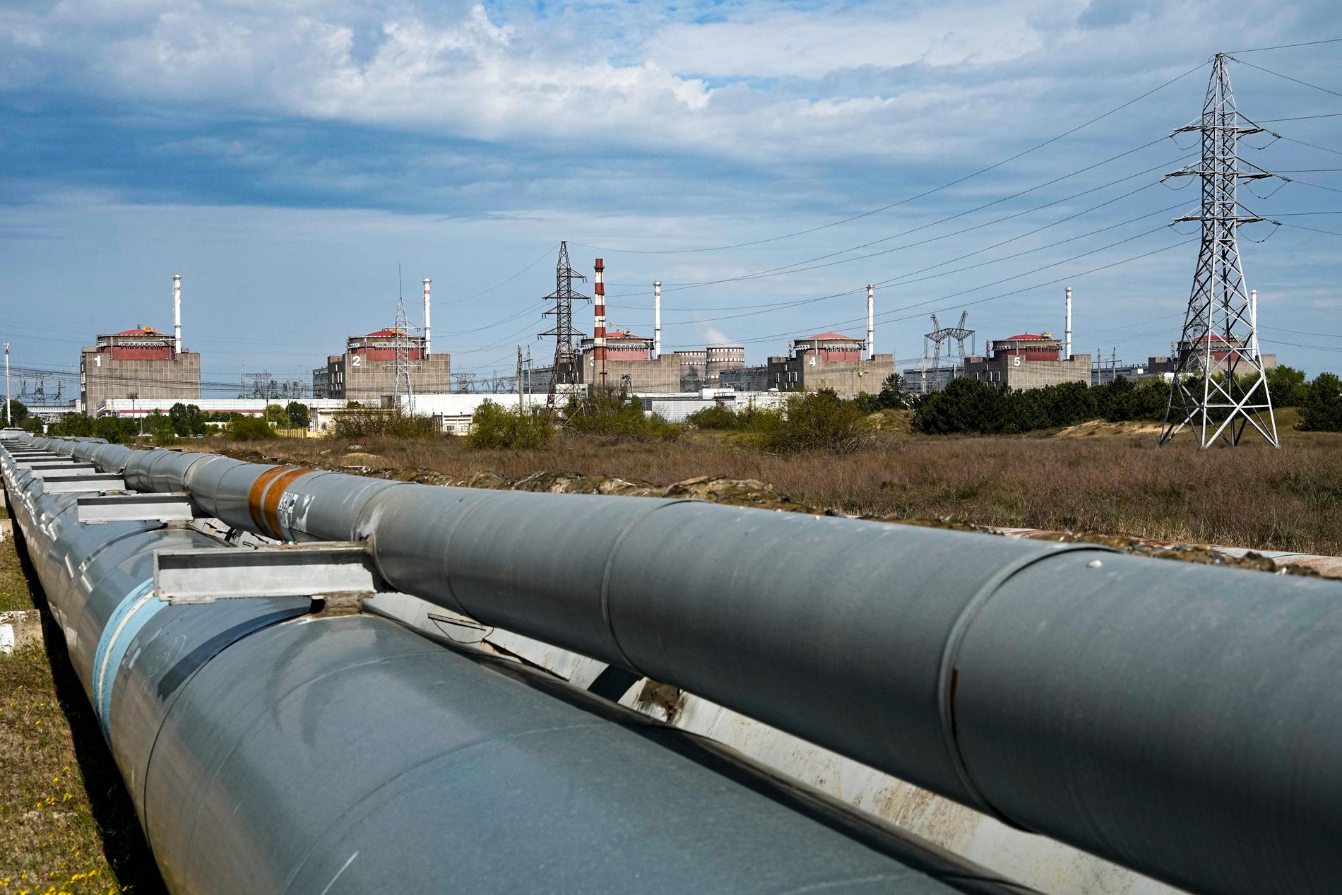 bränsle finns i tio dygn till för att kyla Zaporizjzjas reaktorer.