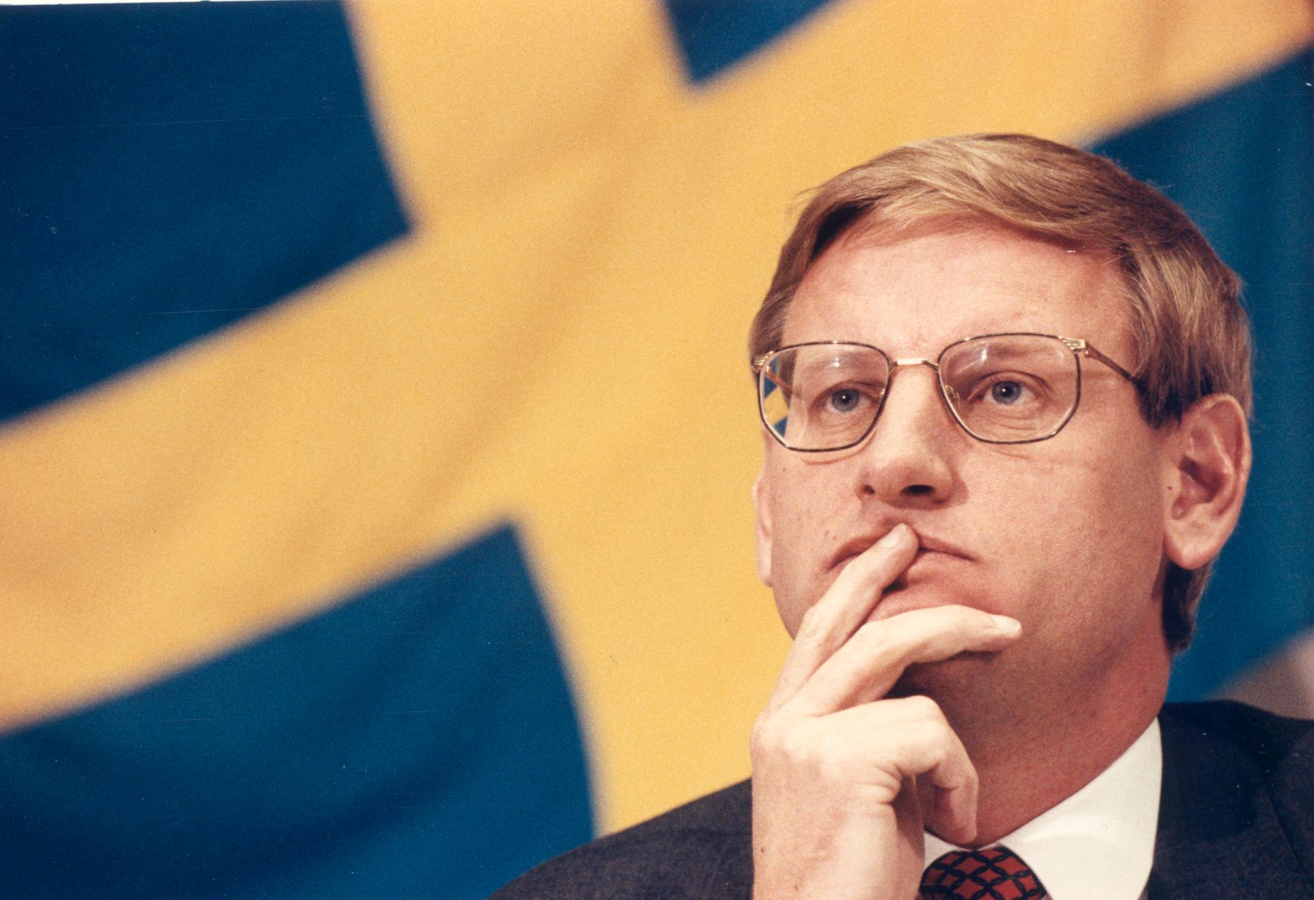 Moderaten Carl Bildt blev statsminister 1991.