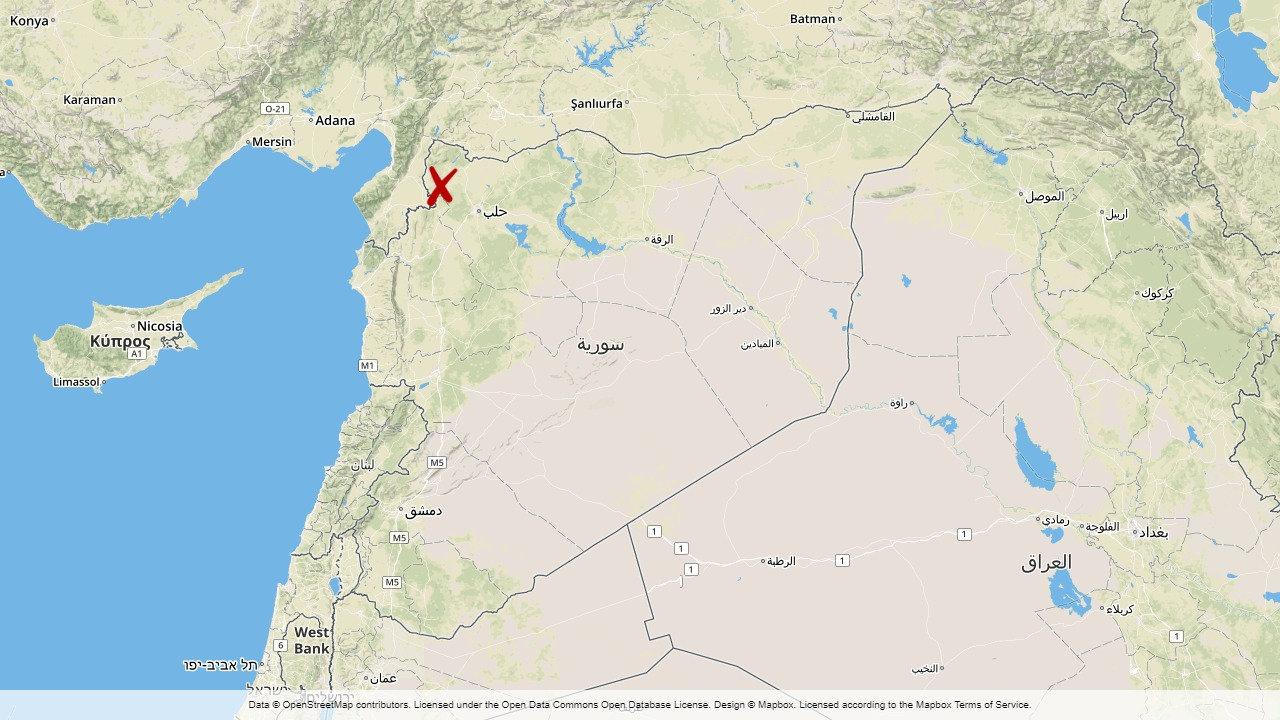 Bilbomben exploderade i Afrin i nordvästra Syrien.