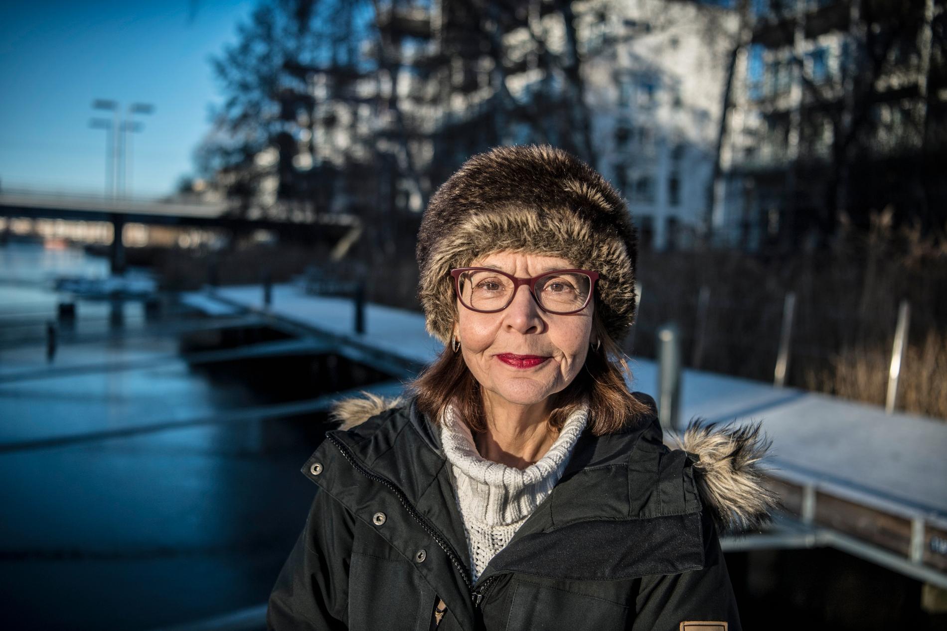 Marta Christensson, pensionerad överläkare och tidigare ordförande för Sjukhusläkarna Stockholm.  