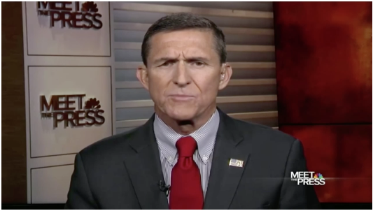 Flynn i CNBC-programmet Meet the press september 2016.