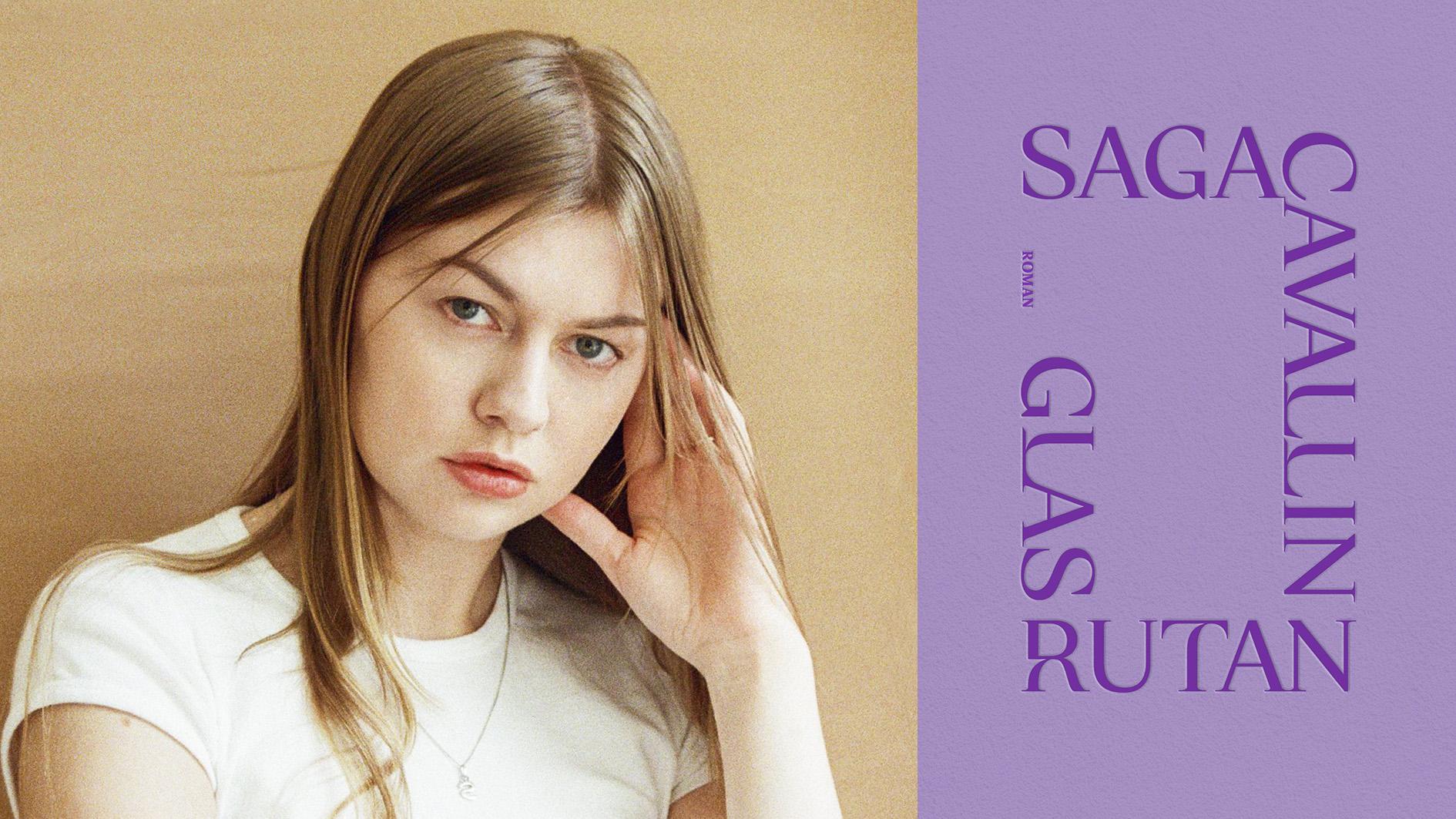 Saga Cavallin (född 1997) är kulturskribent och debuterar med romanen ”Glasrutan”.
