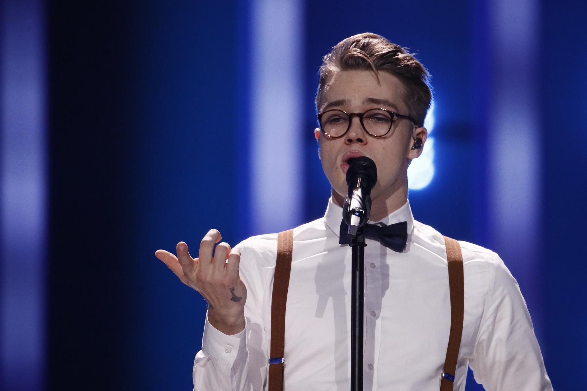 Tjeckiens Mikolas Josef tillbaka på Eurovision-scenen igen efter allvarliga skadan