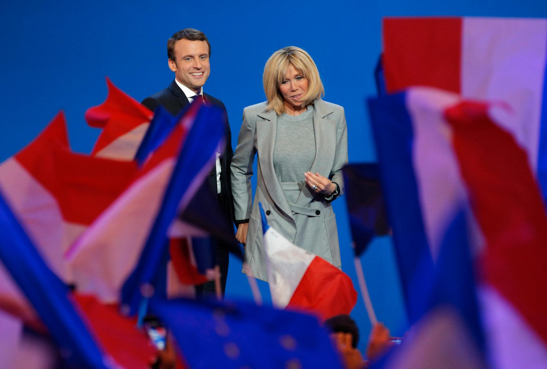 Emmanuel Macron har gått vidare till andra omgången i det franska presidentvalet