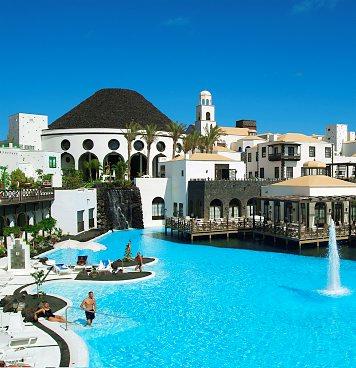 Hotell Gran Meli Volcan på Lanzarote är ett av lyxhotellen.