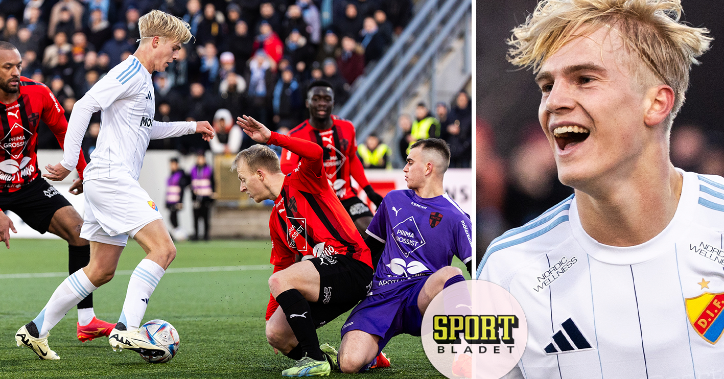Djurgården a gagné contre Nordic United • Spectacle de Lucas Bergvall