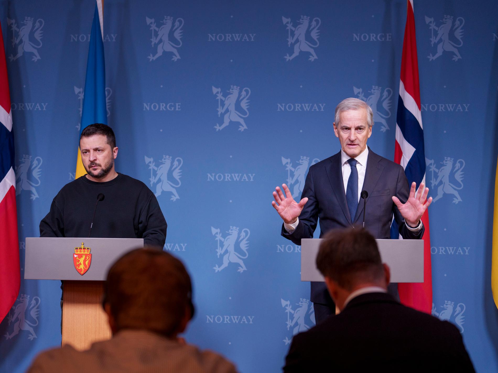 Norge presenterar långsiktigt stöd till Ukraina