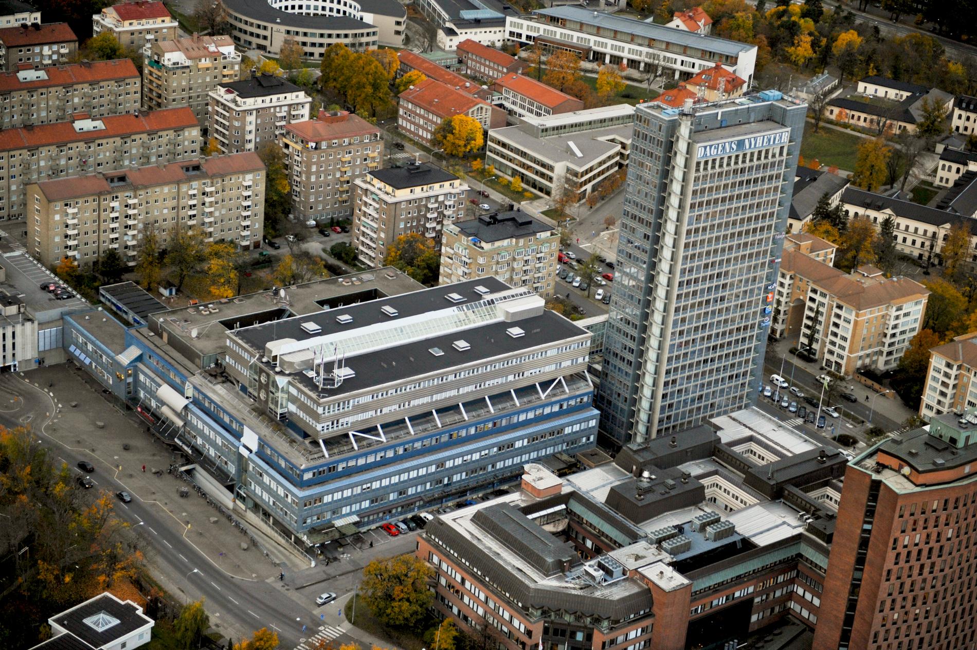 DN-skrapan i Marieberg i Stockholm.
