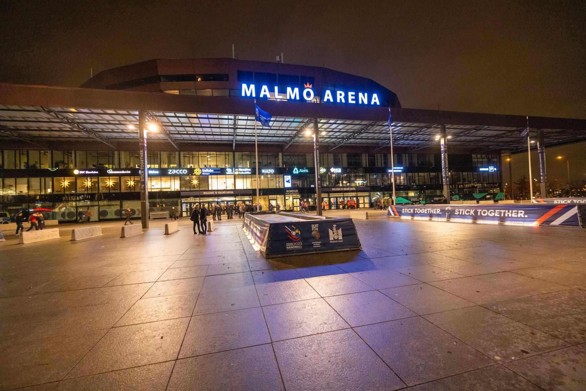 Malmö arena där Eurovision kommer att hållas nästa år. 