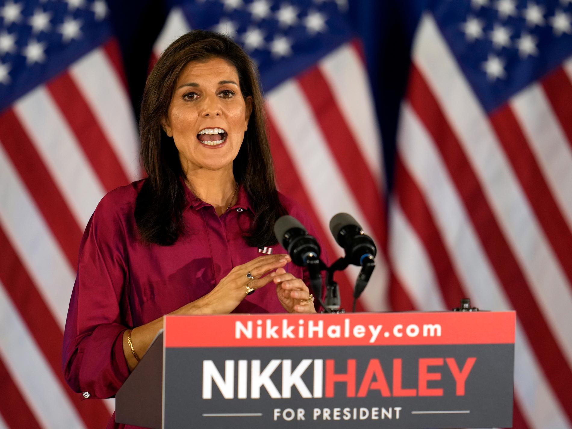 Haley hoppar av debatt utan Trump