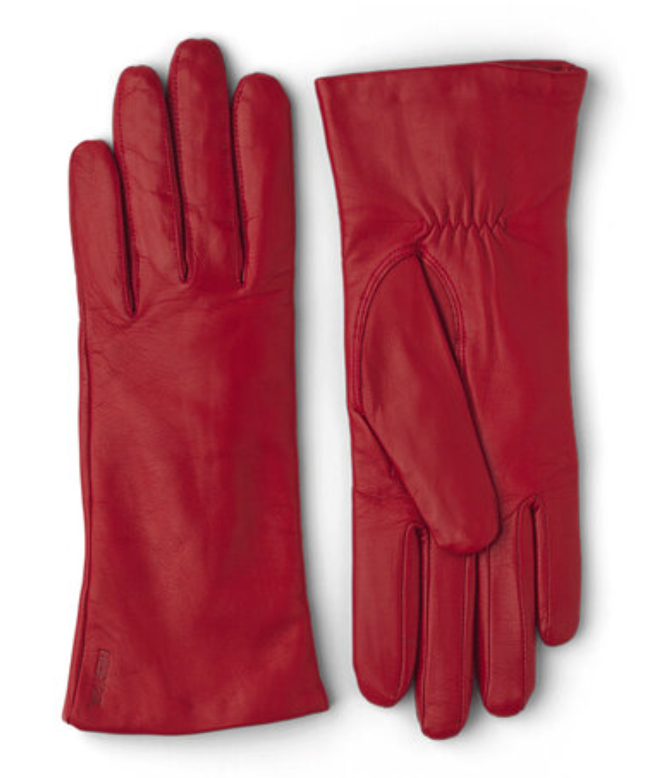 Röda handskar från Hestra