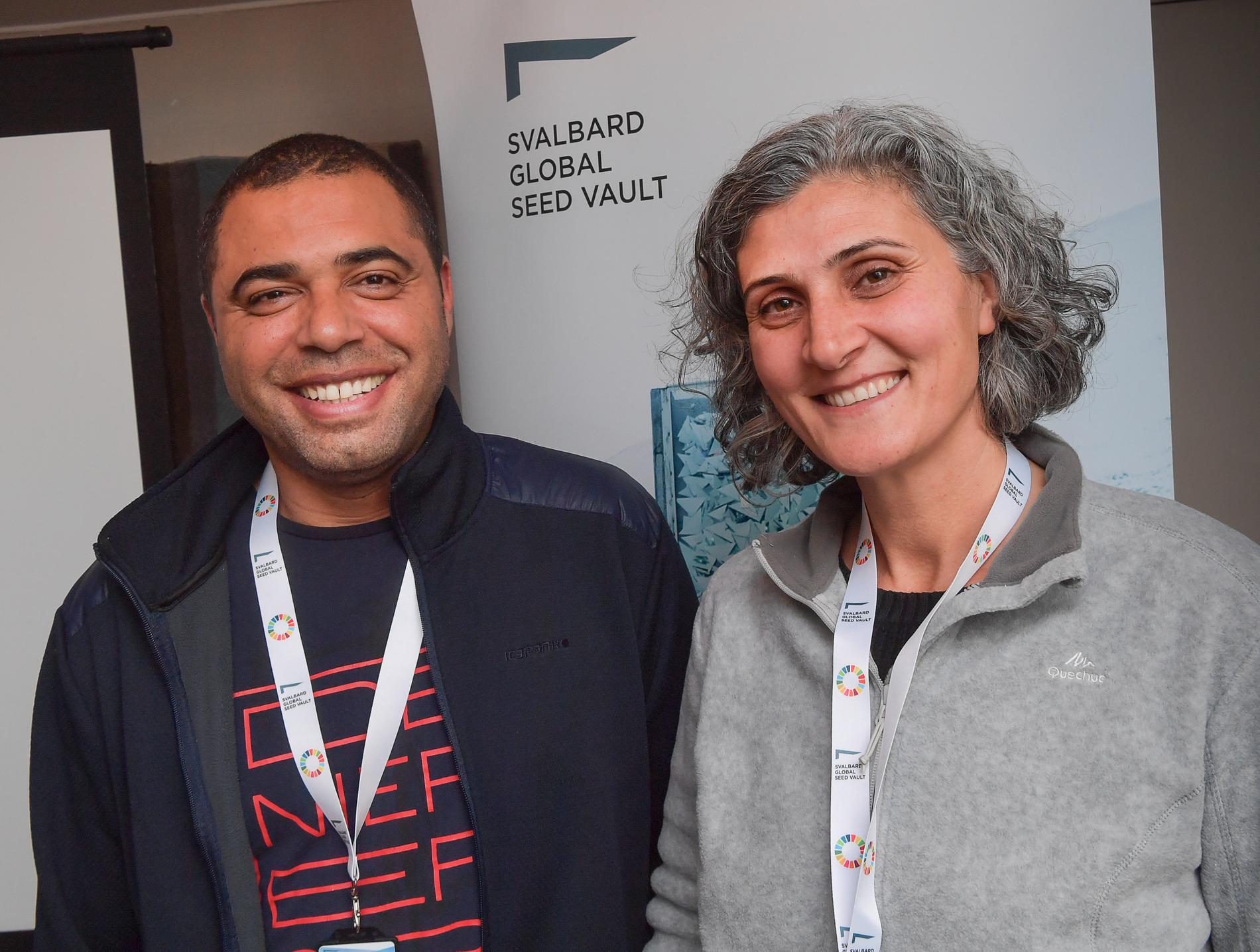 Zakaria Kehel och Mariana Yazbek jobbar på Icardas genbanker i Marocko och Libanon.