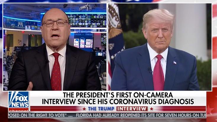 Trump intervjuades av en tv-doktor i Fox News.