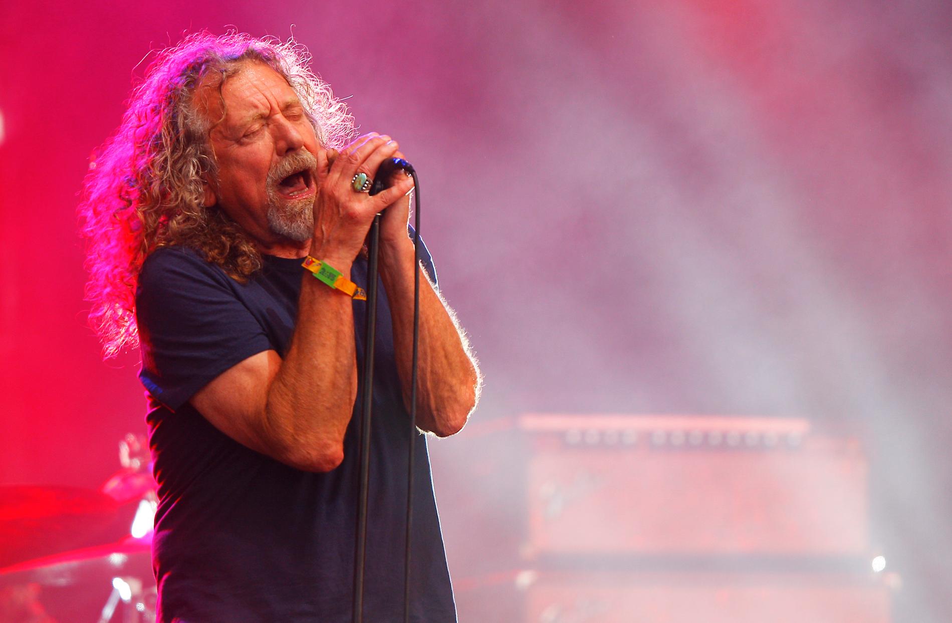 Robert Plant gästar Roskildefestivalen i sommar. Arkivbild.
