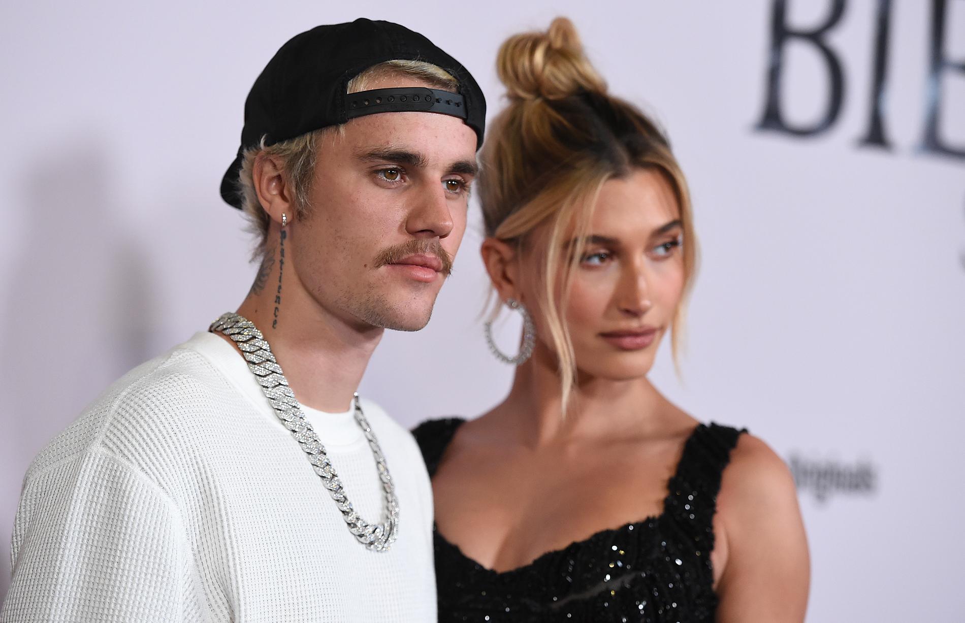 Justin Bieber och Hailey Baldwin Bieber.