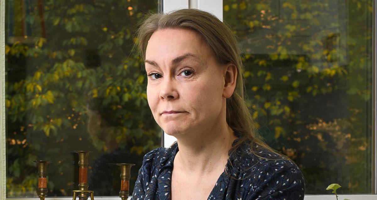 Författaren Maja Lundgren, aktuell med ”Den skenande planeten”.