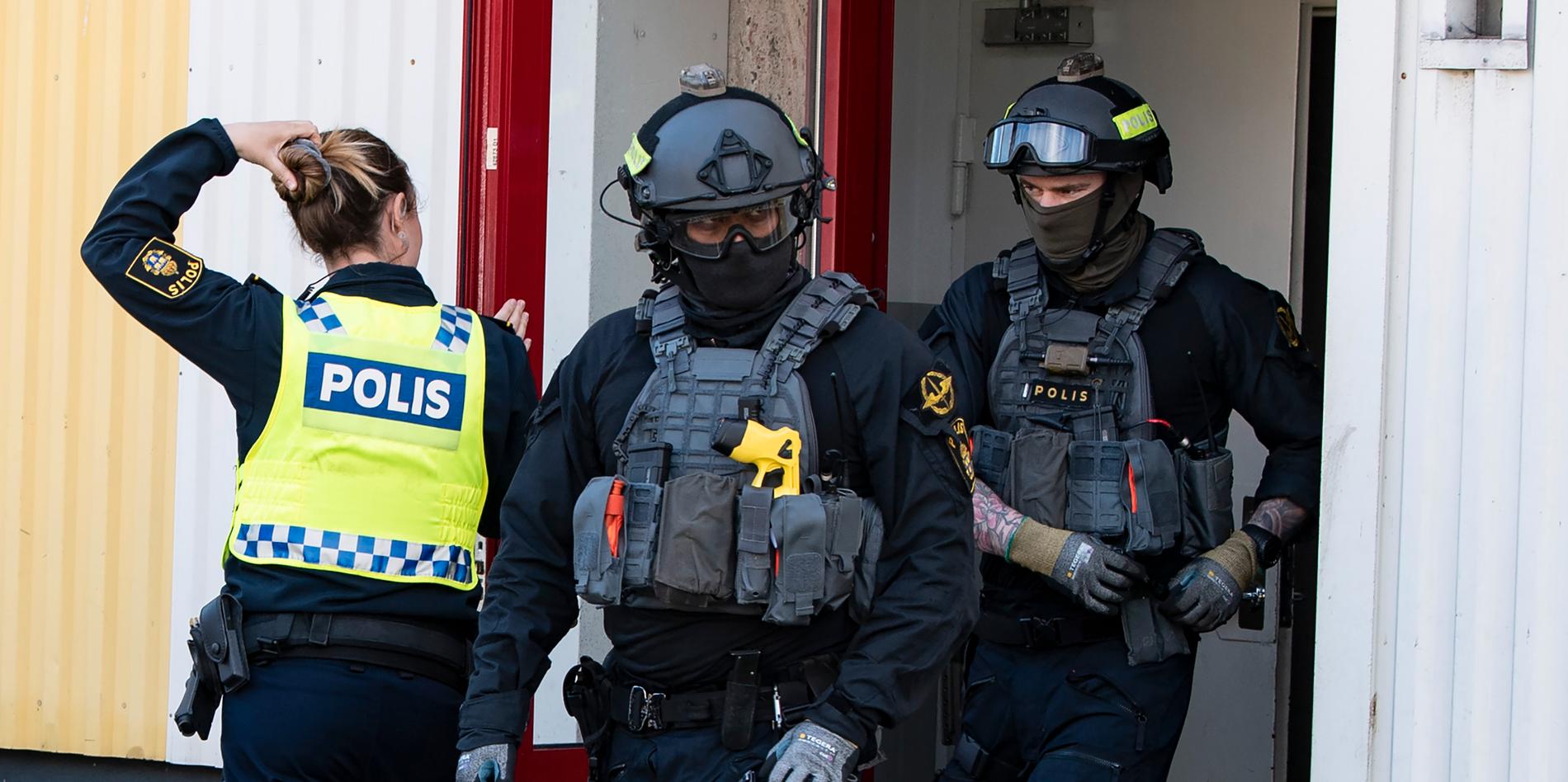 Poliser genomför Operation Rimfrost i Malmö
